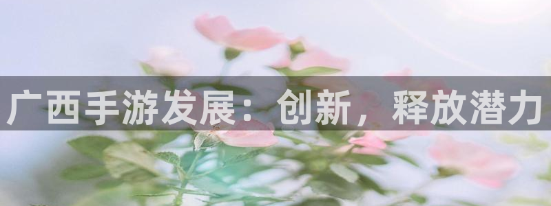 庄闲规律：广西手游发展：创新，释放潜力