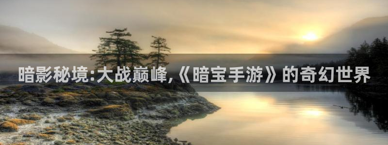 庄闲的赢法：暗影秘境:大战巅峰,《暗宝手游》的奇幻世界